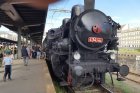 Dvořákova Praha - Dvořákova Nelahozeves - odjezd historického vlaku z Prahy
