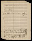 Antonín Dvořák: Holoubek, op. 110, torzo partitury, autograf